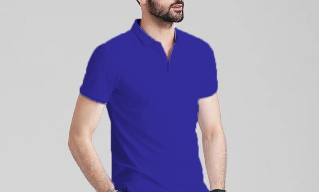 Royal Blue Dress Shirt for Men Elevate Your Style with Sophistication