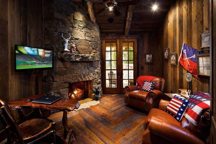 How to decorate a rustic home office