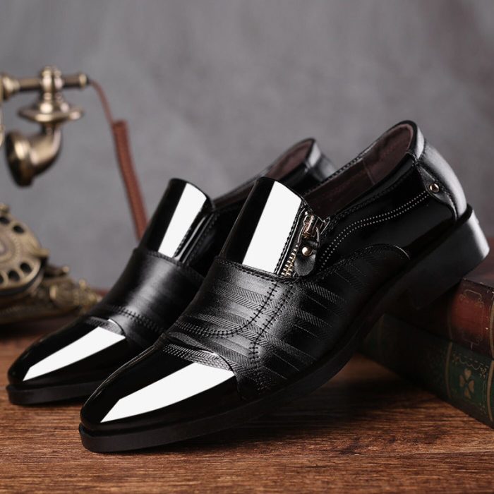 Mens cheap black dress shoes