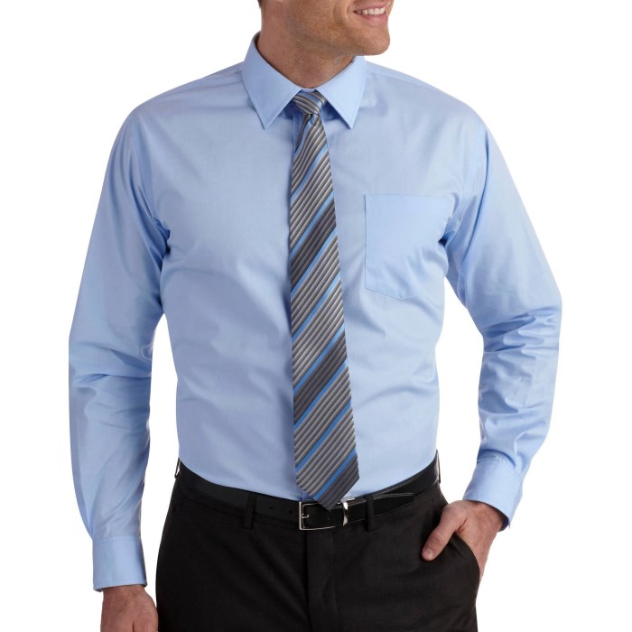 Mens dress shirt and tie