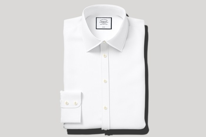 Mens wrinkle free dress shirt