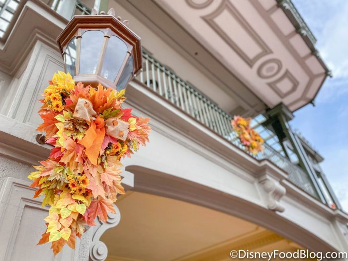 When does disney start decorating for fall