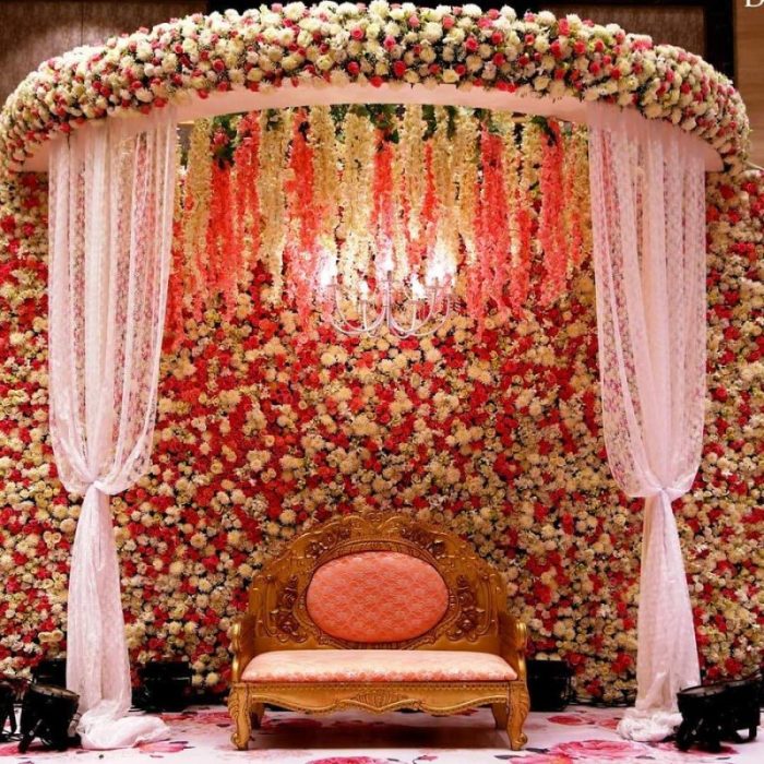 Stage decoration wedding indian ideas themes weddings idea marriage decorations background decor hindu reception latest balloons