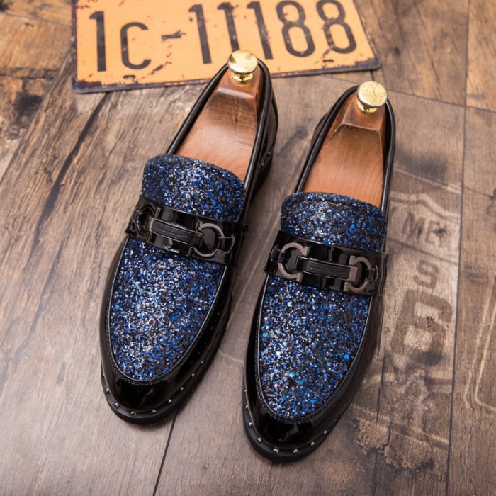 Rhinestone dress shoes mens