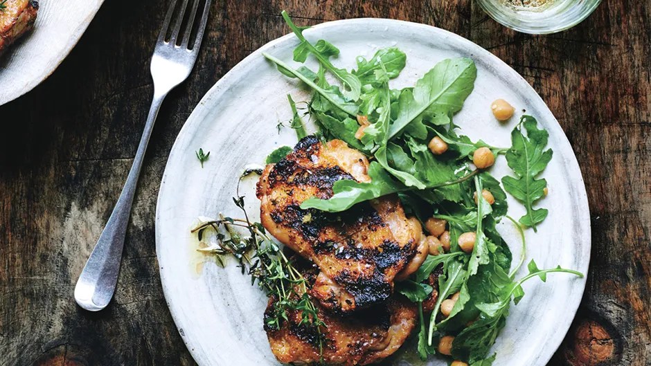 Arugula farro salad