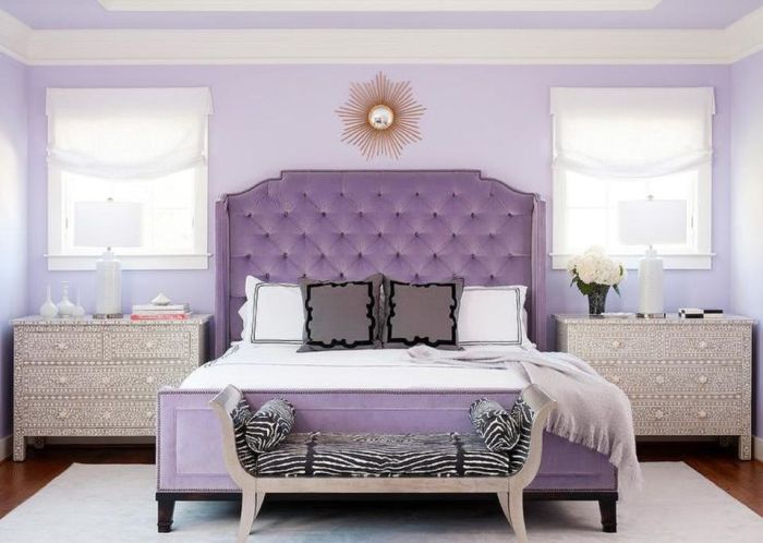 How to decorate a purplr room