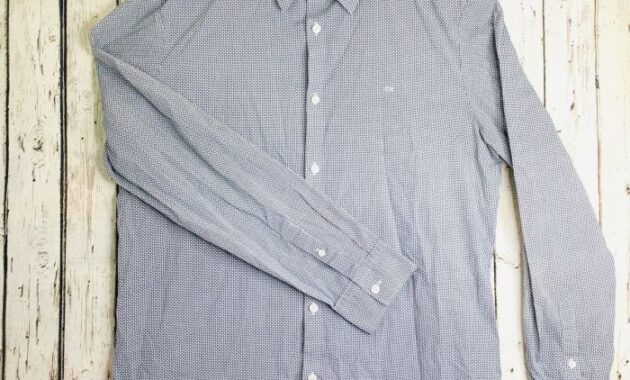 Macys Calvin Klein Mens Dress Shirts Trendy Bali Style