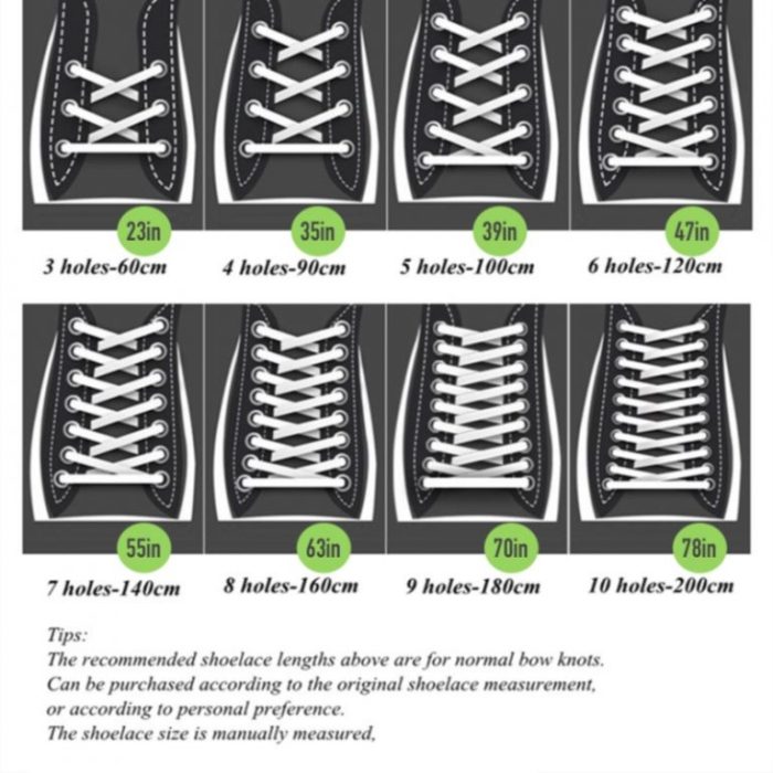 What size shoelaces for men's dress shoes